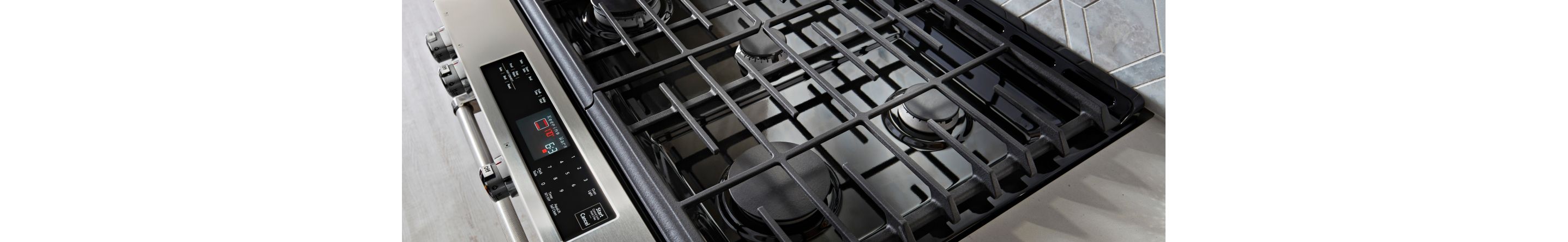 A gas range