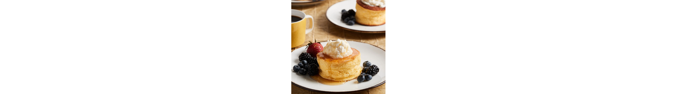 Soufflé with fruit
