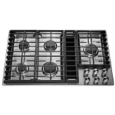 A KitchenAid® Downdraft Cooktop