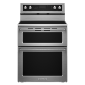 A KitchenAid® Double Oven Range.