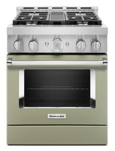 KitchenAid® 30'' Smart Commercial-Style Gas Range with 4 Burners