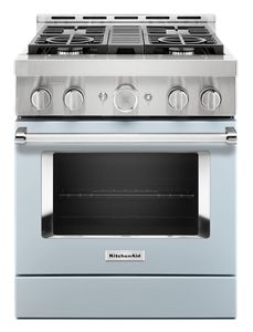 KitchenAid® 30'' Smart Commercial-Style Gas Range with 4 Burners