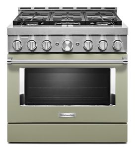 KitchenAid® 36'' Smart Commercial-Style Gas Range with 6 Burners