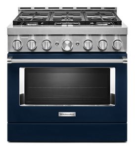 KitchenAid® 36'' Smart Commercial-Style Gas Range with 6 Burners