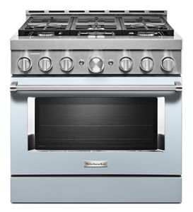 KitchenAid® 36'' Smart Commercial-Style Gas Range with 6 Burners