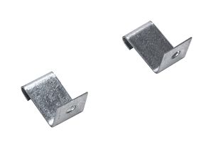 Dishwasher Floor Mounting Kit with 2 metal mounting brackets, fits standard tub models