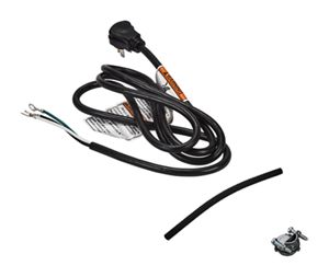 6' Dishwasher Power Cord 3 Wire 20 Amp Right Angle Plug