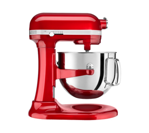 Red KitchenAid brand Bowl-Lift Stand Mixer